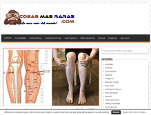 Tablet Screenshot of cosasmasraras.com